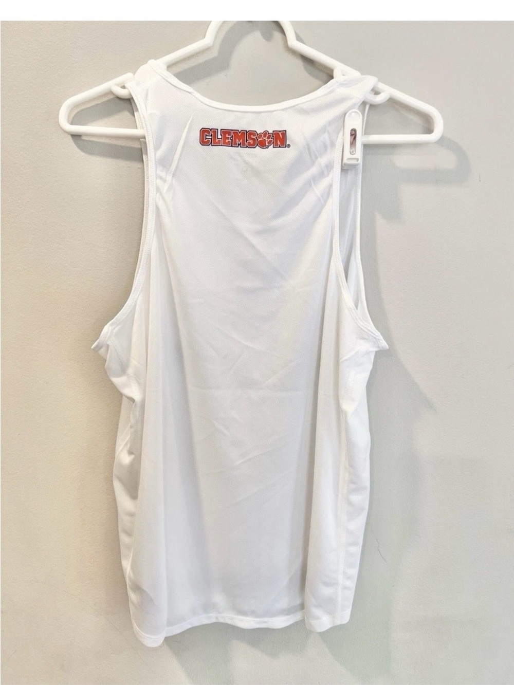 NEW Nike Clemson Tigers Women’s Tank Top ACC Size XXL  White Uniform Field. - Picture 4 of 4